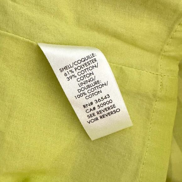 Calvin Klein Mini Sun Dress size 10 Green Fit Flared Spaghetti Straps Breezy - Picture 4 of 6